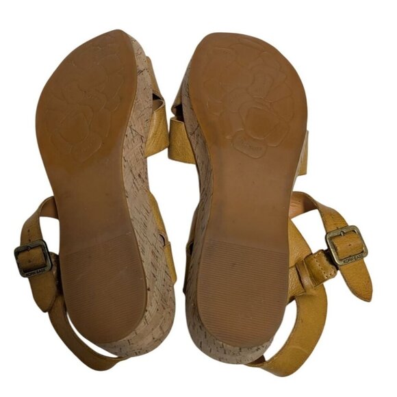 Korks By Kork-Ease Kalie Myrna Platform Wedge Leather Sandal Women's Size 8 - Picture 10 of 10